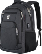 Laptop Backpack Fits 15.6 Inch Anti-Theft USB Charging