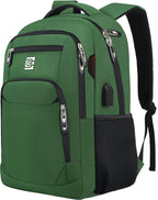 Laptop Backpack Fits 15.6 Inch Anti-Theft USB Charging