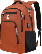 Laptop Backpack Fits 15.6 Inch Anti-Theft USB Charging