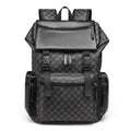 Laptop Backpack Premium Leather Padded Straps Fits 15-Inch Laptop