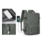 Laptop Backpack USB Charging Water-Resistant 35L