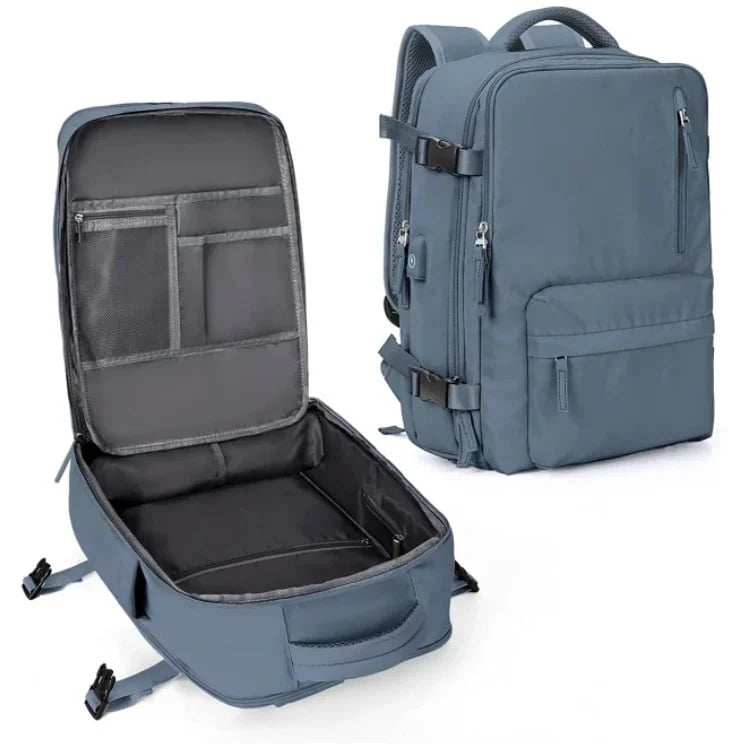 Laptop Backpack USB Charging Water-Resistant 35L