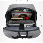 Laptop Backpack Water-Resistant Built-In USB Port 20-35L