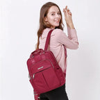 Laptop Backpack Water-Resistant Nylon USB Charging Port