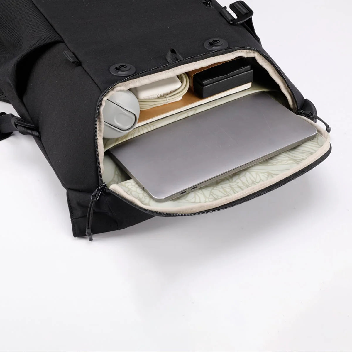 Laptop Backpack Waterproof Shoe Compartment & Compression Straps