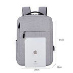 Laptop Backpack Waterproof USB Charging Fits 17 in Laptop