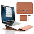 Laptop Bag Foldable Ergonomic Stand Magnetic Closure