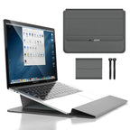 Laptop Bag Foldable Ergonomic Stand Magnetic Closure
