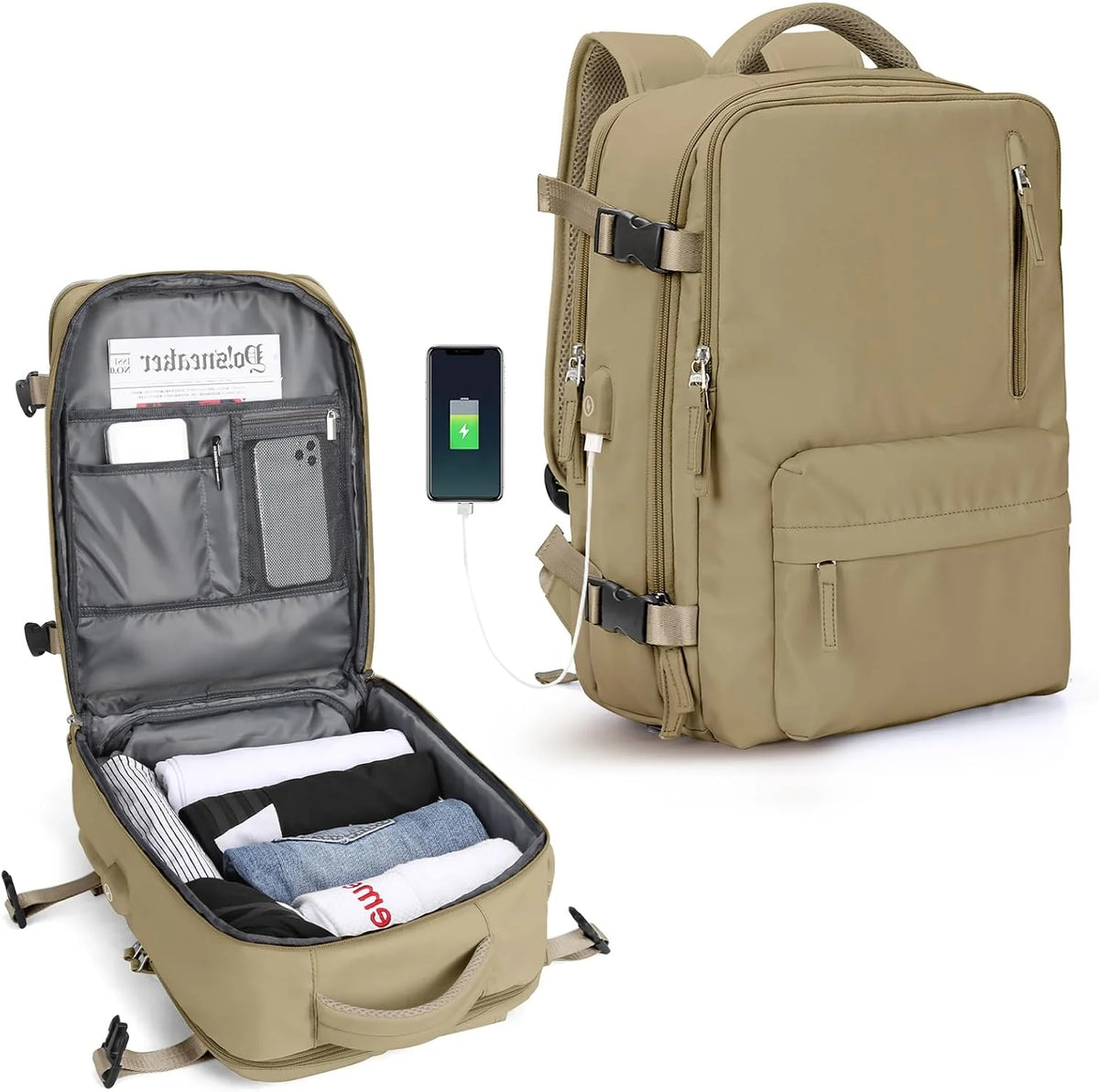Laptop Bag Padded Sleeve Multi-Compartment Fits 14–17 Inch