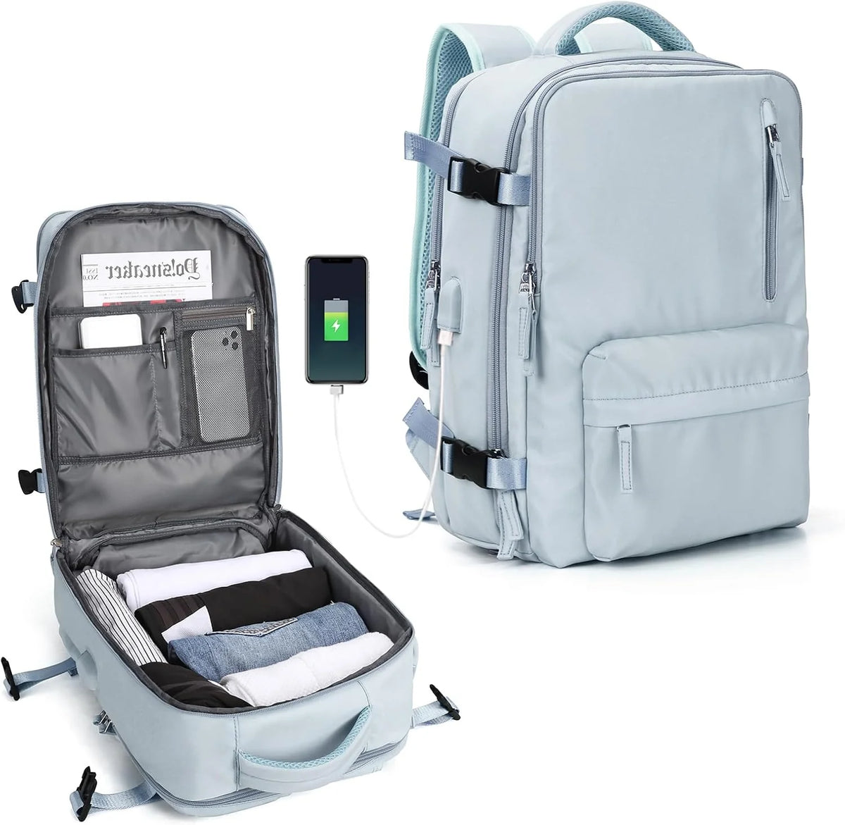 Laptop Bag Padded Sleeve Multi-Compartment Fits 14–17 Inch