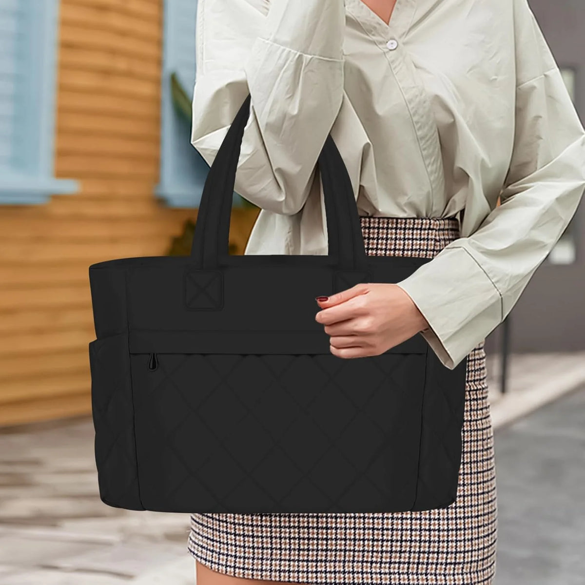 Laptop Bag Padded Sleeve Multi-Compartment Fits 15.6 Inch