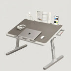 Laptop Desk Height & Tilt Adjustable With Storage Drawer
