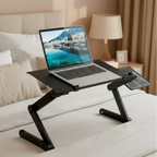Laptop Stand 360° Adjustable Foldable With Side Tray
