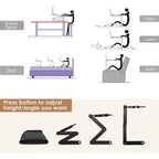 Laptop Stand 360° Rotating Adjustable Cooling Fan