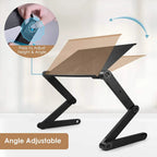 Laptop Stand 360° Rotating Adjustable Cooling Fan