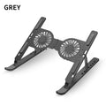 Laptop Stand USB Powered Cooling Fan Adjustable Height