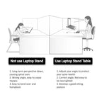 Laptop & Tablet Stand Adjustable Height Foldable Aluminum