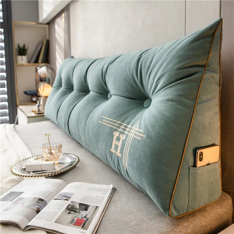 Large Comfort Pillow Ergonomic Support Cotton Plush & Breathable