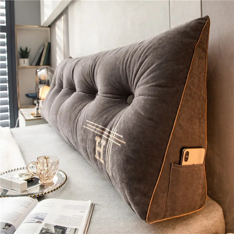 Large Comfort Pillow Ergonomic Support Cotton Plush & Breathable
