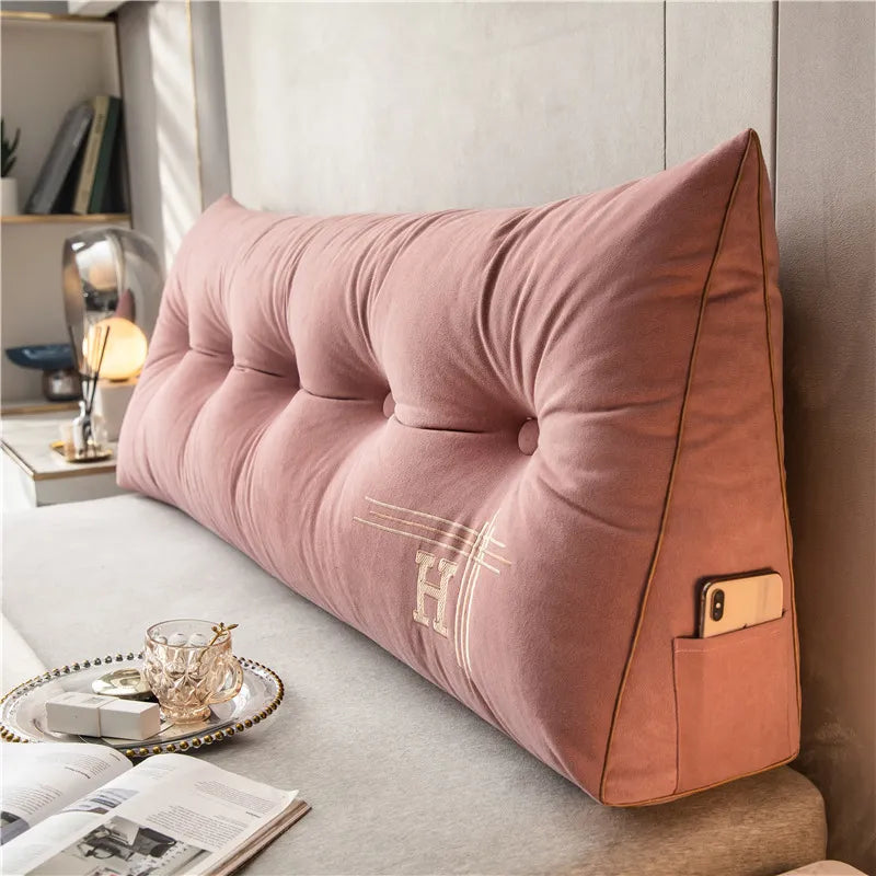 Large Comfort Pillow Ergonomic Support Cotton Plush & Breathable