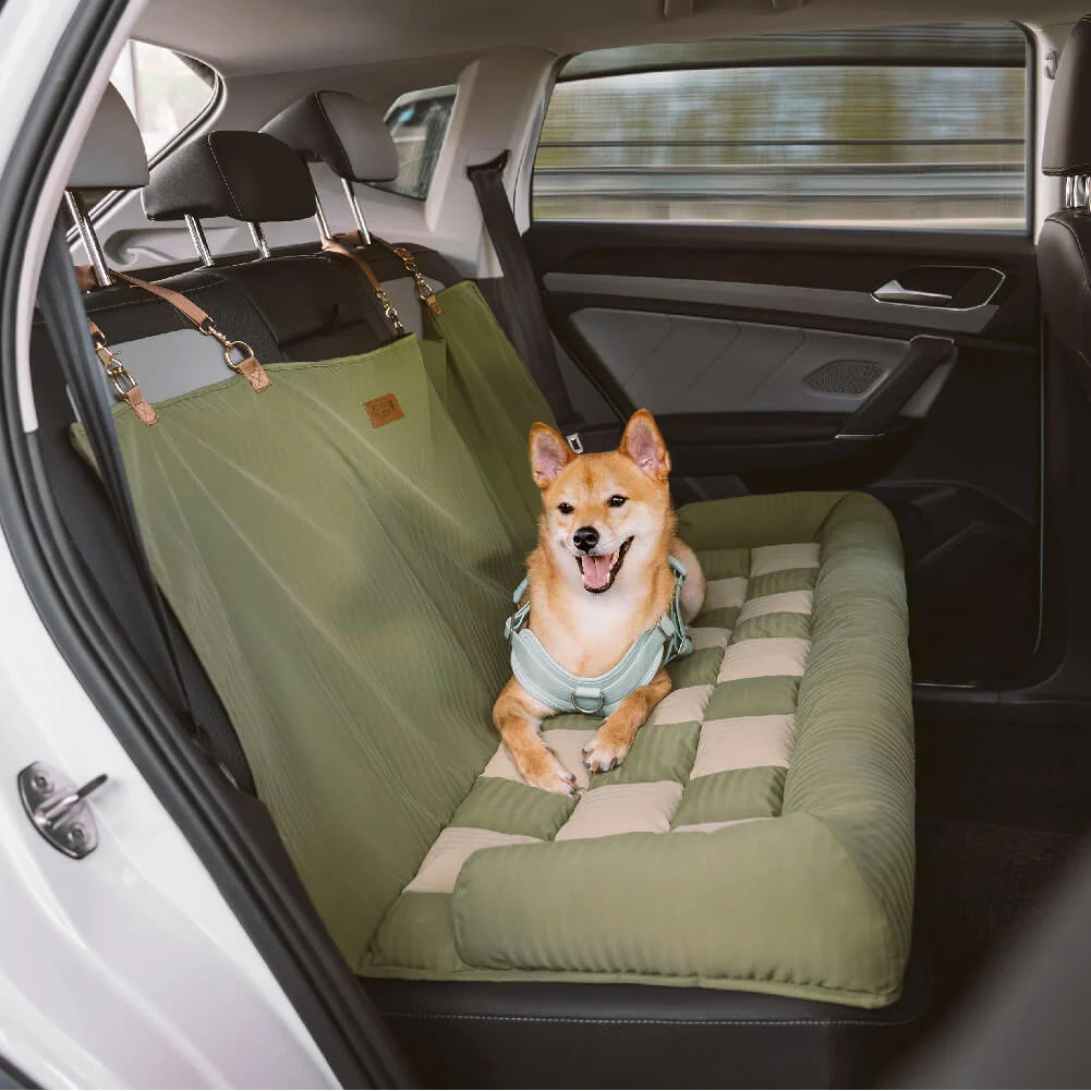 Large Dog Car Bed Raised Edge Water-Repellent