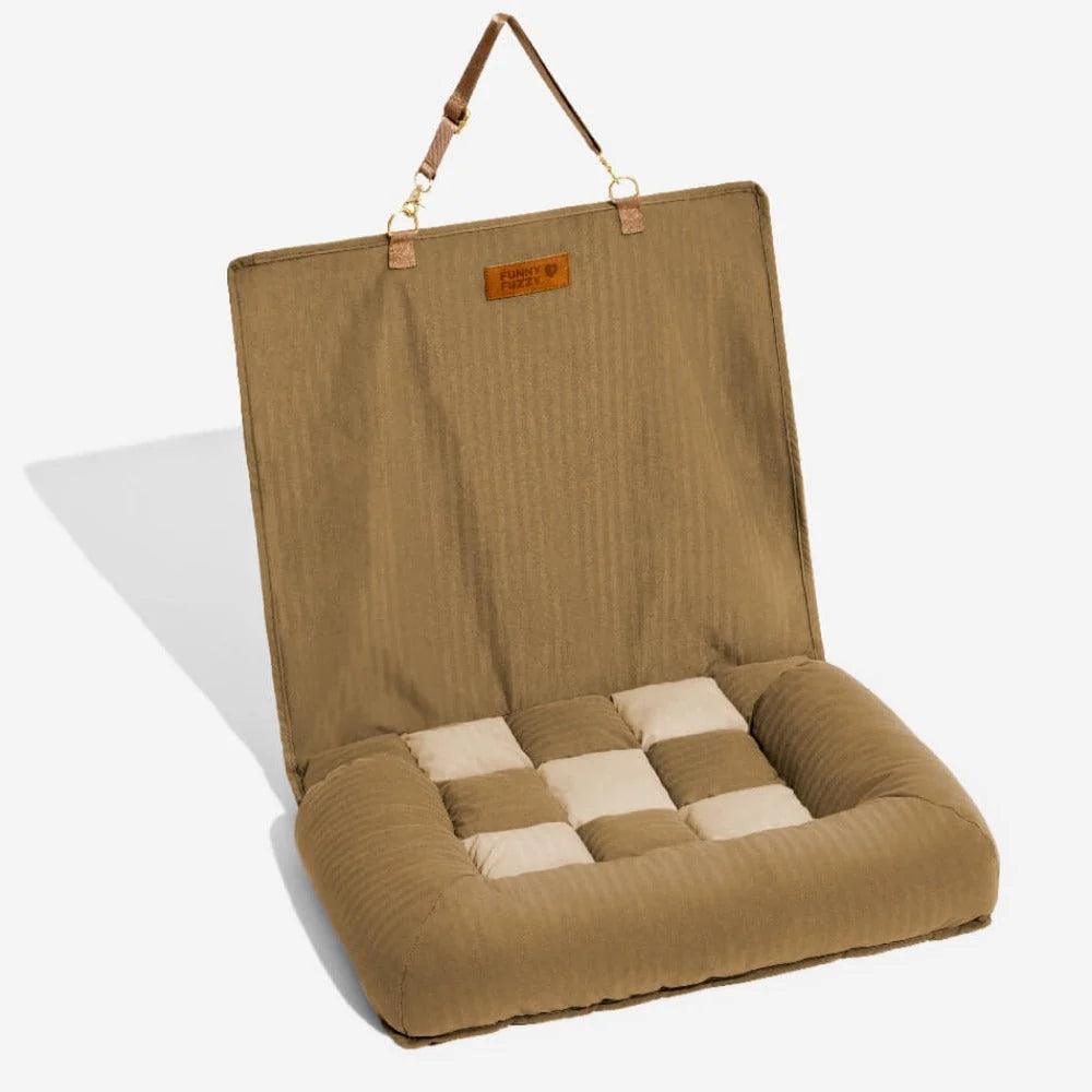 Large Dog Car Bed Raised Edge Water-Repellent