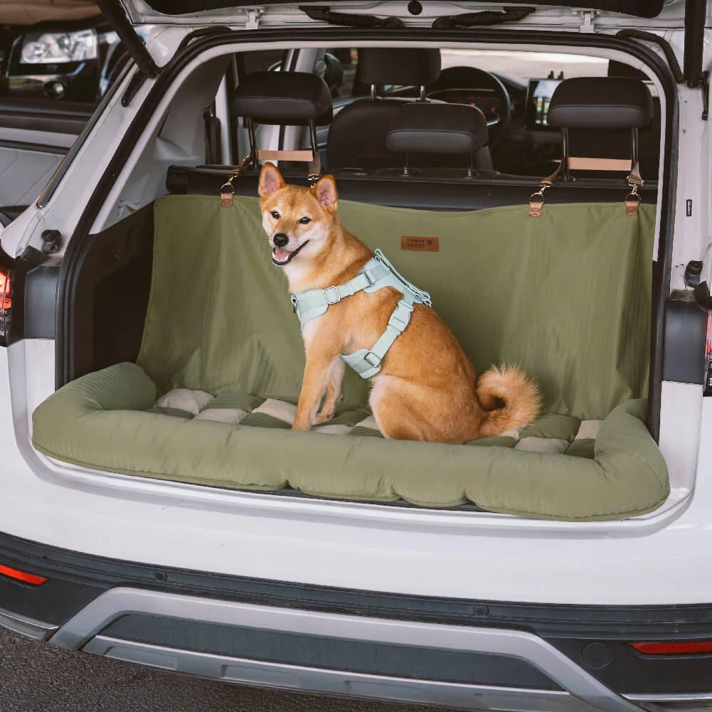 Large Dog Car Bed Raised Edge Water-Repellent