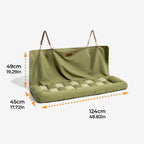 Large Dog Car Bed Raised Edge Water-Repellent