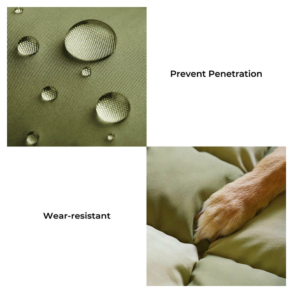Large Dog Car Bed Raised Edge Water-Repellent