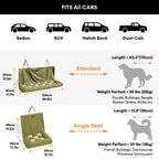 Large Dog Car Bed Raised Edge Water-Repellent