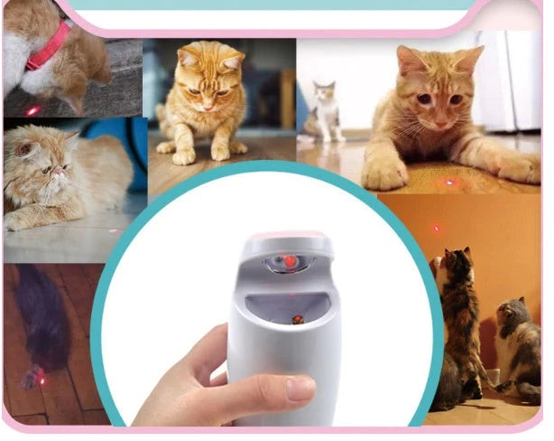 Laser Cat Toy Automatic & Manual USB Rechargeable