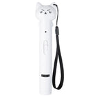 Laser Cat Toy USB-C Rechargeable 3 Modes Feather Wand
