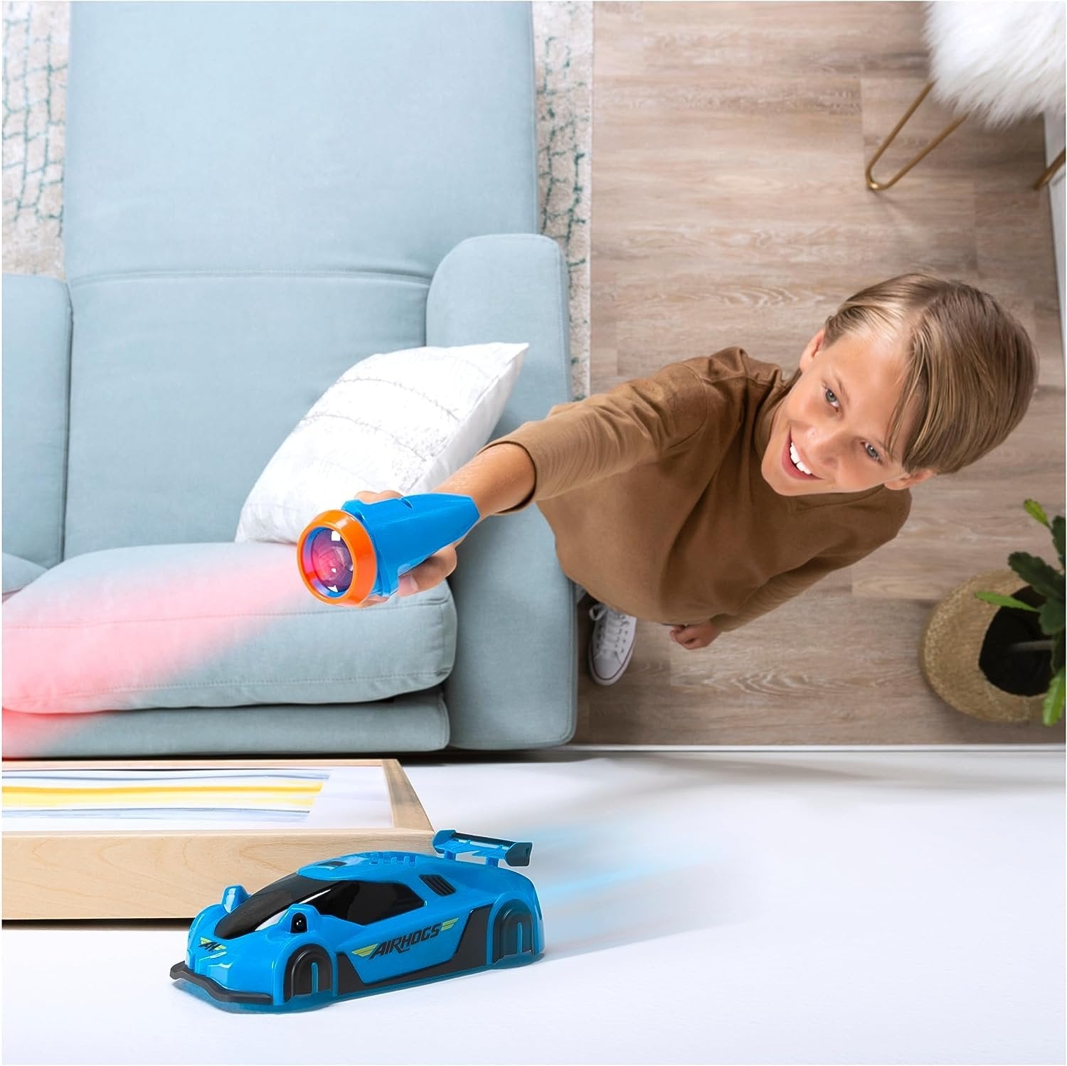 Laser-Controlled Wall & Ceiling RC Car