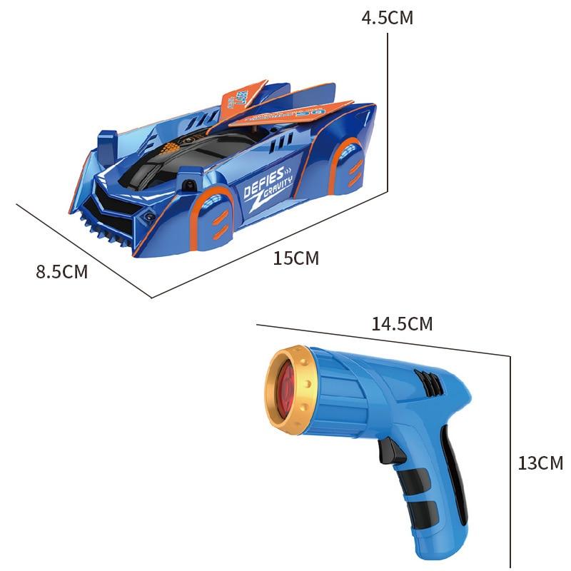 Laser-Controlled Wall & Ceiling RC Car