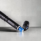 Laser Flashlight Blue Beam & Adjustable Focus Fire Starter
