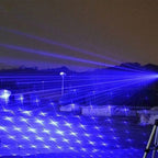 Laser Flashlight Blue Beam & Adjustable Focus Fire Starter
