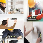 Laser Level Horizontal Vertical & Crosshair 2.5m Tape Measure
