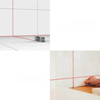 Laser Level Self-Leveling 360° Cross Line USB Rechargeable