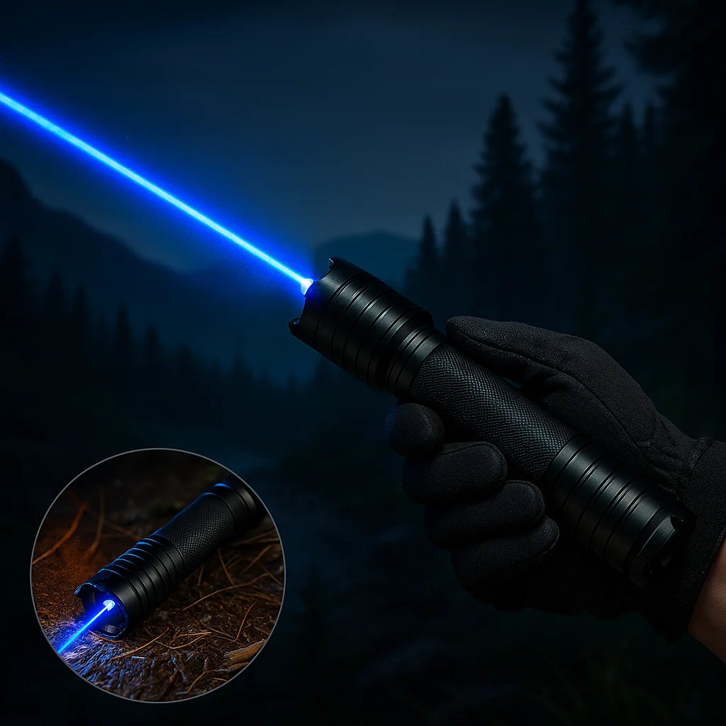 Laser Pointer Blue Rechargeable Adjustable Focus