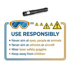 Laser Pointer Blue Rechargeable Adjustable Focus