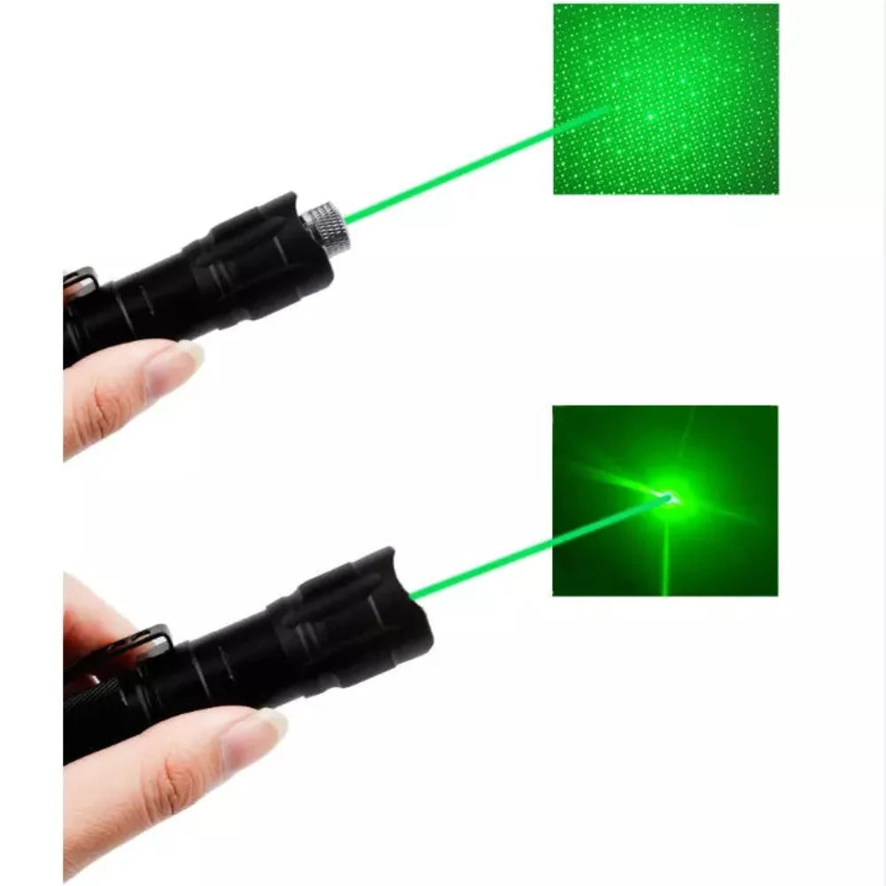 Laser Pointer Bright Green Beam USB Rechargeable