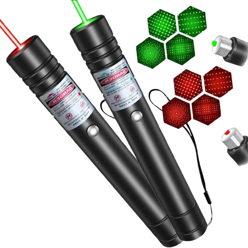 Laser Pointer Dual-Mode Starry & Focused USB Rechargeable