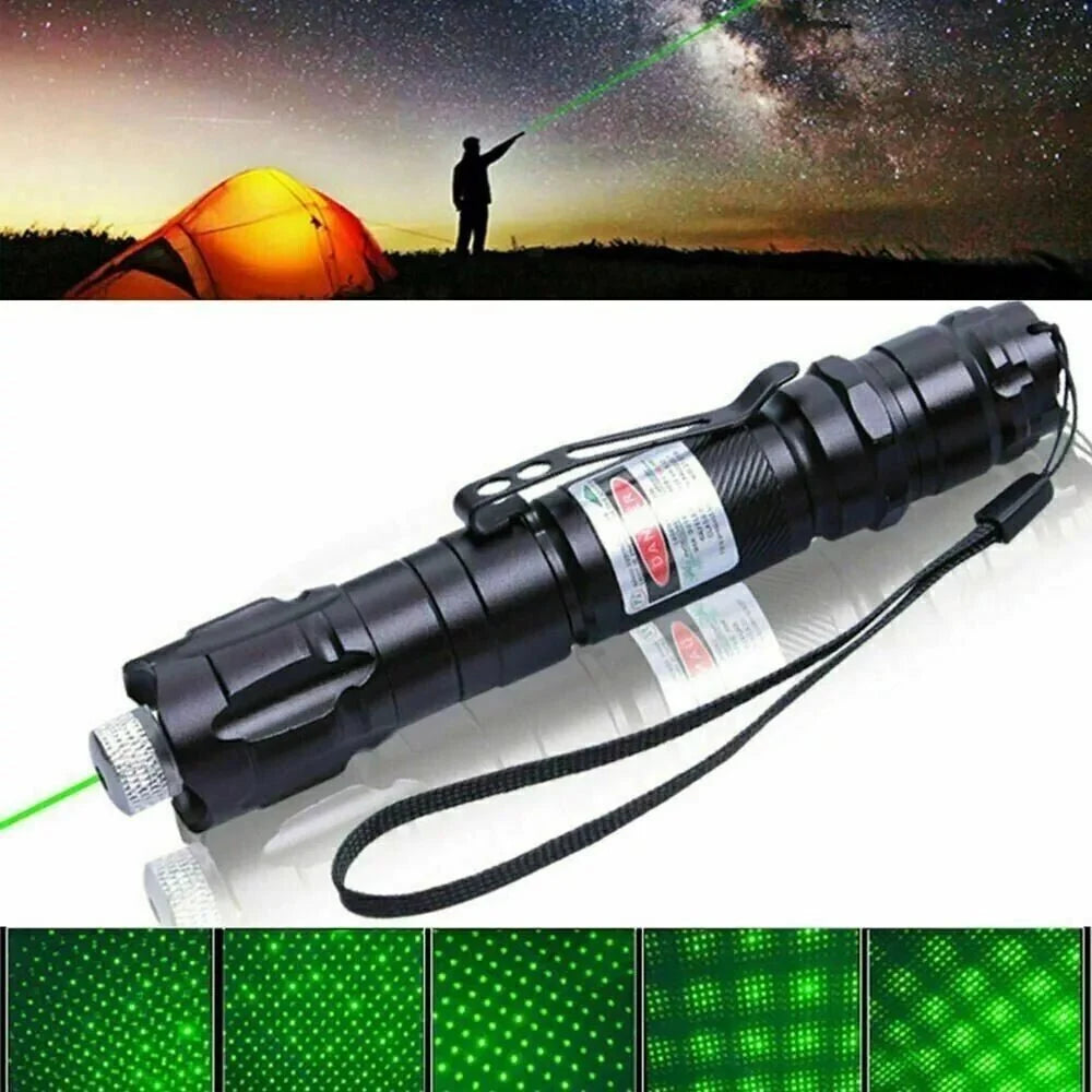 Laser Pointer High-Power Green Beam USB Rechargeable