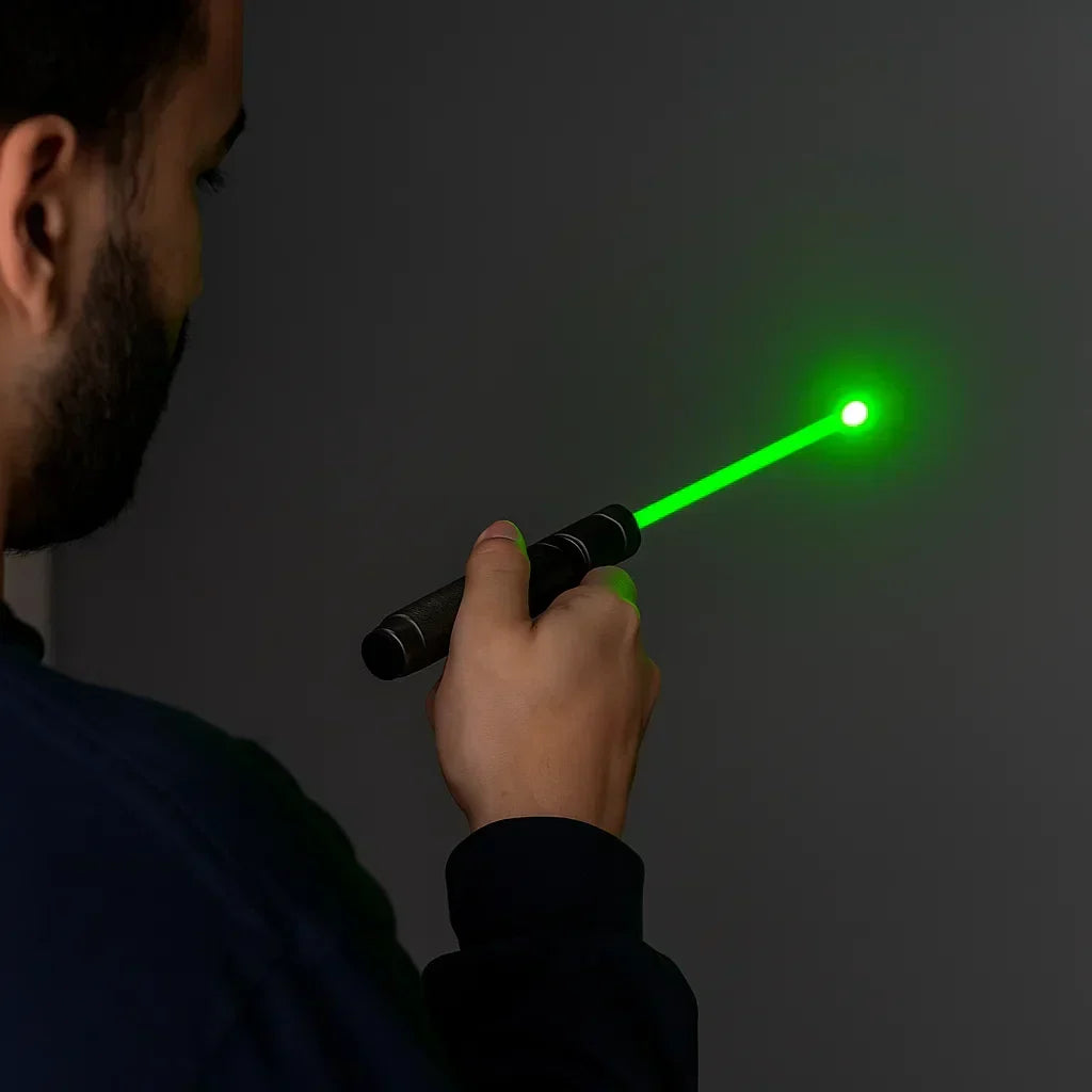 Laser Pointer Long Range Adjustable Focus USB Rechargeable