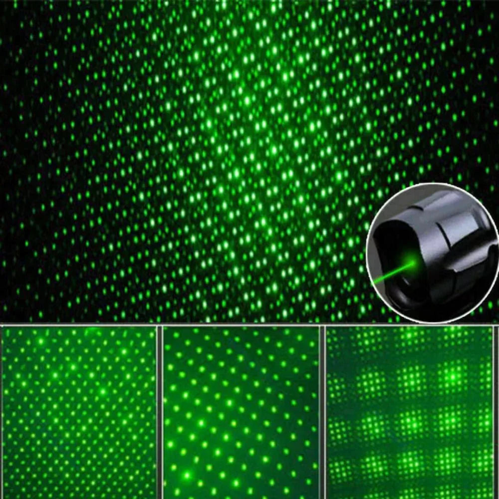 Laser Pointer Long-Range Green Beam USB Rechargeable