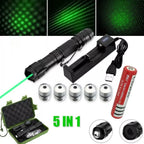 Laser Pointer Long-Range Green Beam USB Rechargeable