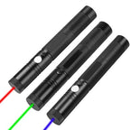 Laser Pointer Pen Rechargeable Adjustable Beam & Flashlight