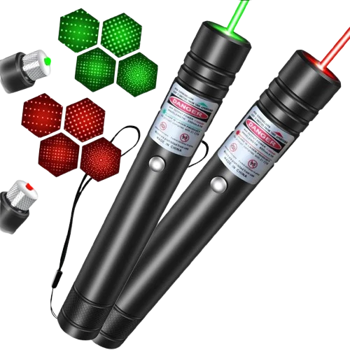 Laser Pointer Starry & Focused USB Rechargeable 2000ft Range