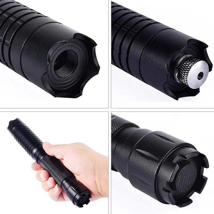 Laser Torch Fire Starter Adjustable Focus Safety Lock