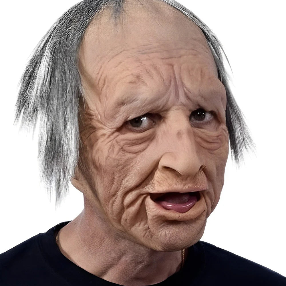 Latex Mask Movable Mouth Lightweight & Breathable